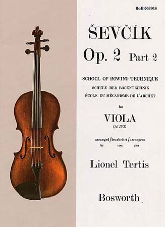 BOSWORTH SEVCIK - ETUDES OP.2 PART 2 - BOWING TECHNIQUE - VIOLA