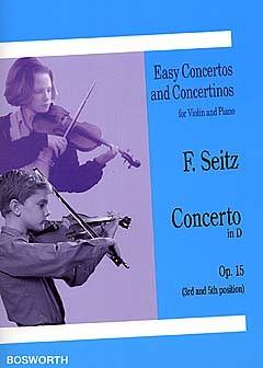 BOSWORTH SEITZ F. - CONCERTO OP.15 EN RE MAJEUR - VIOLON & PIANO