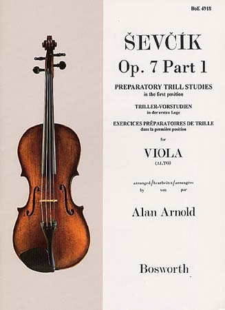 BOSWORTH SEVCIK - OP.7 PART 1 - PREPARATORY TRILL STUDIES - VIOLA