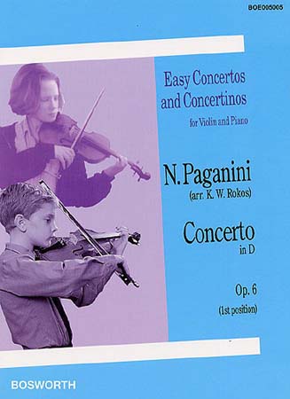 BOSWORTH PAGANINI N. - CONCERTO IN D OP.6 - VIOLON ET PIANO
