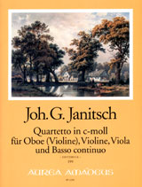 AMADEUS JANITSCH QUARTETTO IN C-MOLL