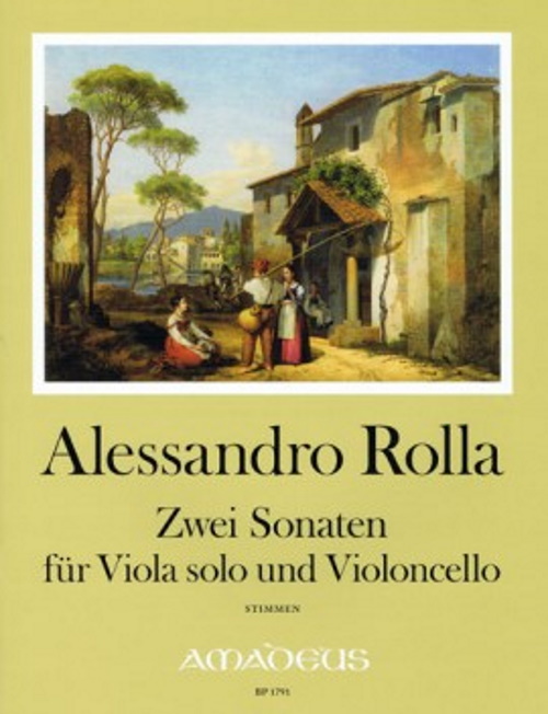 AMADEUS ROLLA A. - ZWEI SONATEN - ALTO & VIOLONCELLE 