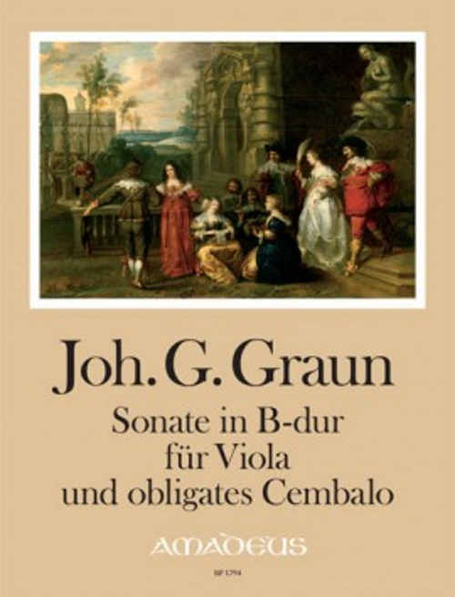 AMADEUS GRAUN J.G. - SONATA B-DUR - ALTO & PIANO