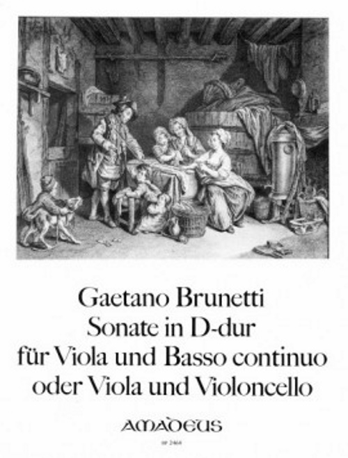 AMADEUS BRUNETTI G. - SONATE IN D-DUR - ALTO & PIANO 