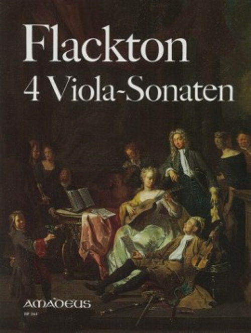 AMADEUS FLACKTON WILLIAM - 4 VIOLA SONATEN - ALTO & PIANO 