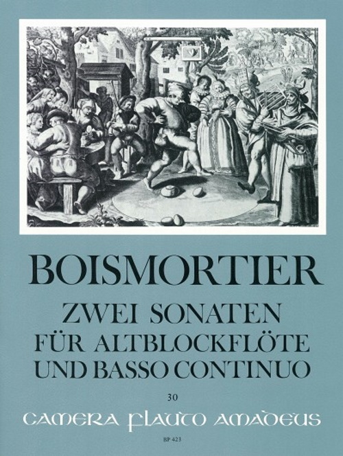 AMADEUS BOISMORTIER - 2 SONATES OP.27 - FLUTE A BEC & BC
