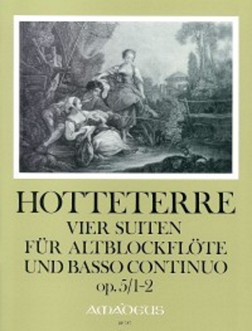 AMADEUS HOTTETERRE - 4 SUITES OP.5 VOL.1 - SUITES 1 & 2 - FLUTE A BEC ALTO & BC