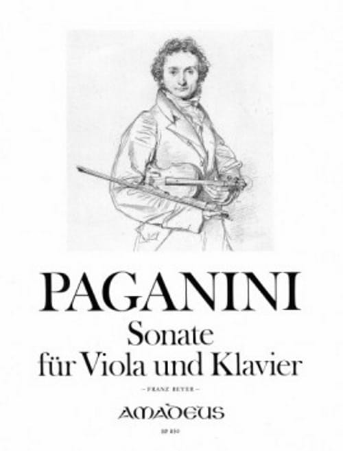 AMADEUS PAGANINI N. - SONATE - ALTO & PIANO 