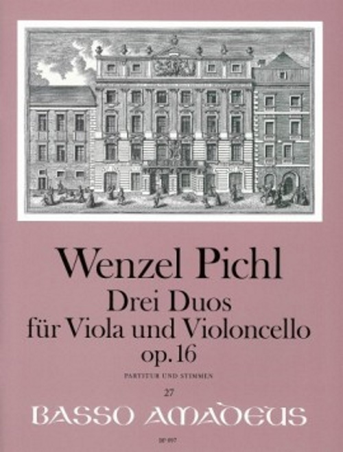 AMADEUS PICHL WENZEL - DREI DUOS OP.16 - ALTO & VIOLONCELLE