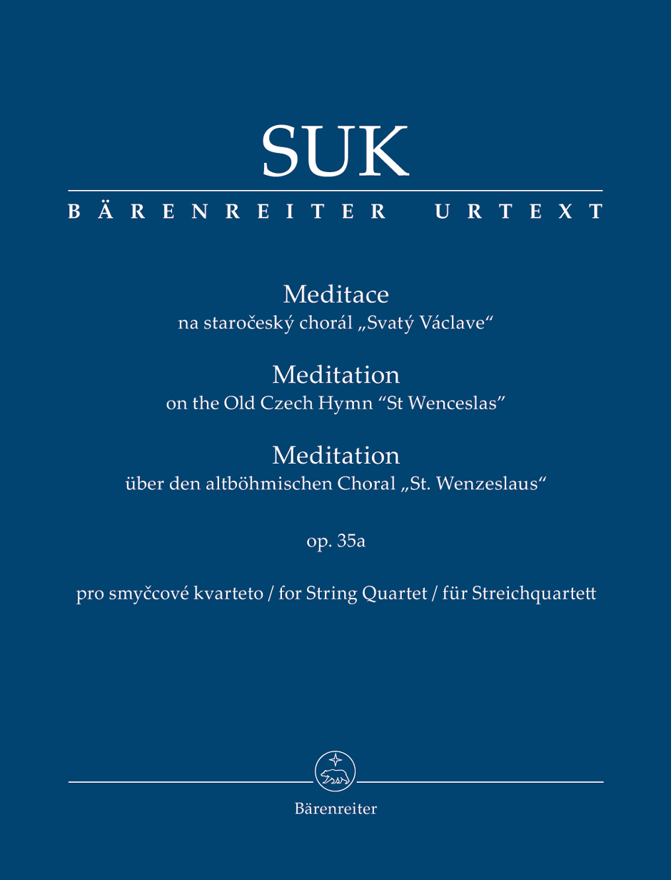 BARENREITER SUK JOSEF - MEDITATION ON THE OLD CZECH HYMN 