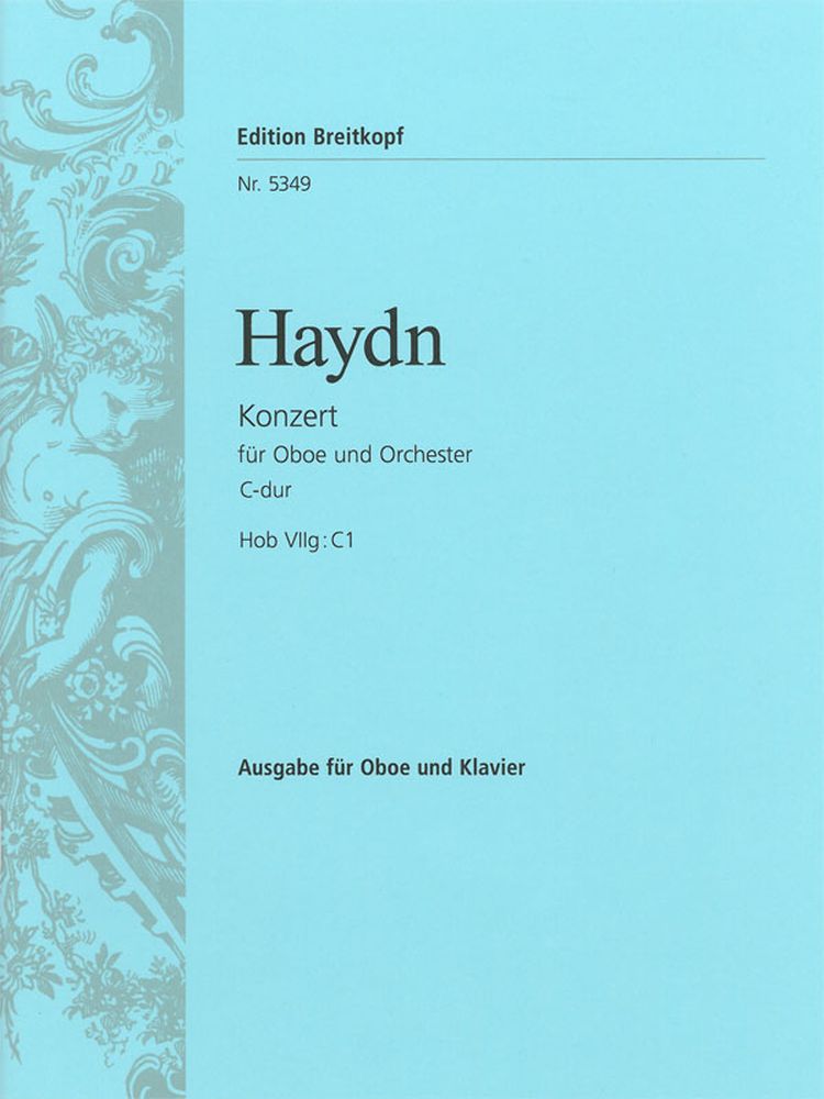 EDITION BREITKOPF HAYDN J. - OBOENKONZERT C-DUR HOB VIIG:C1 - HAUTBOIS, PIANO