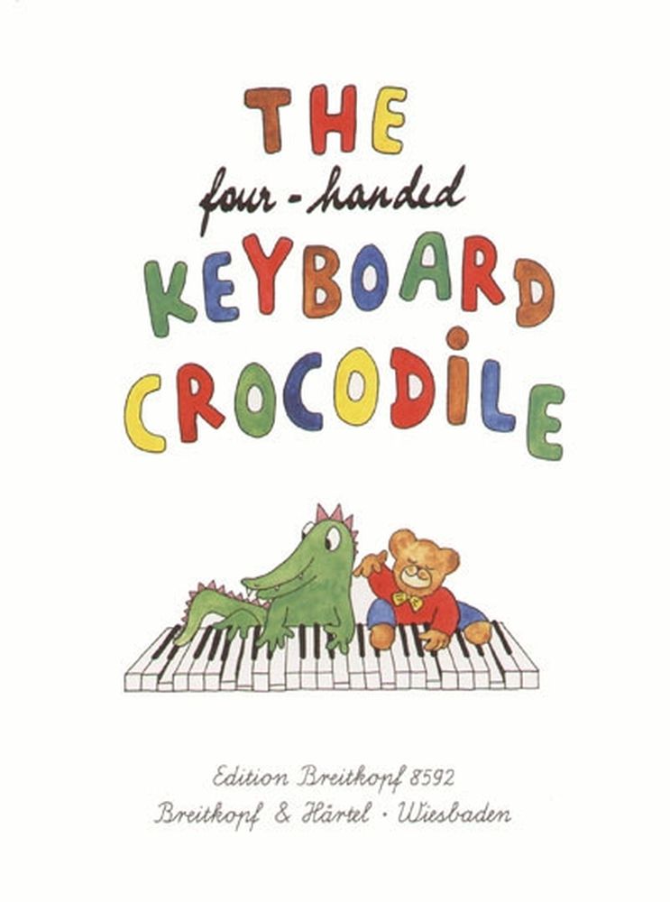 EDITION BREITKOPF FOUR-HANDED KEYBOARD CROCODILE