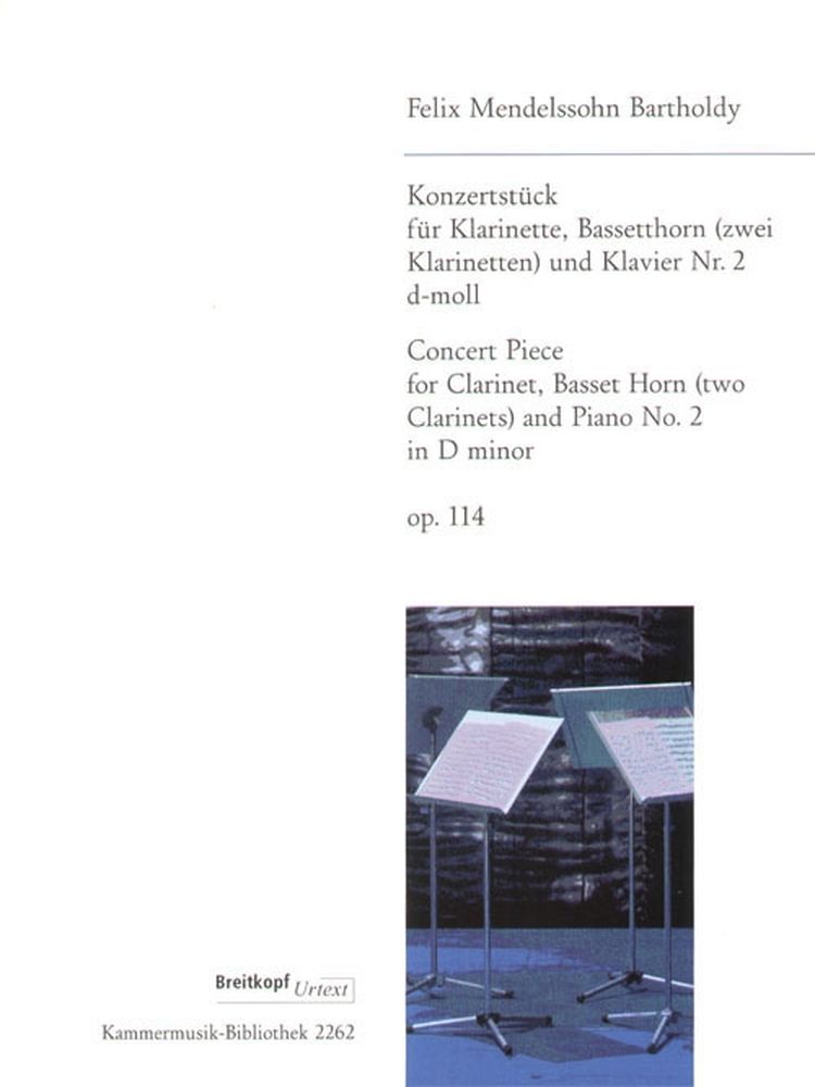 EDITION BREITKOPF MENDELSSOHN BARTHOLDY F. - KONZERTSTUCK 2 D-MOLL OP. 114