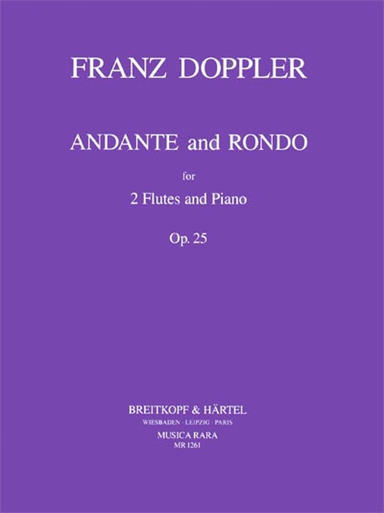 MUSICA RARA DOPPLER F. - ANDANTE UND RONDO OP. 25