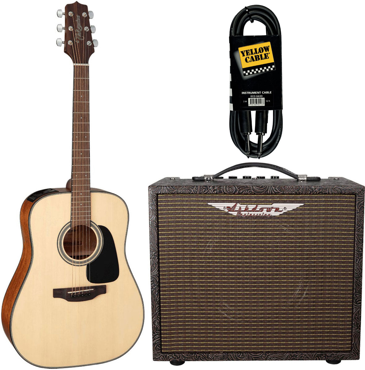 TAKAMINE Pack Gld12Ens 12 Dreadnought Pica-Acajou