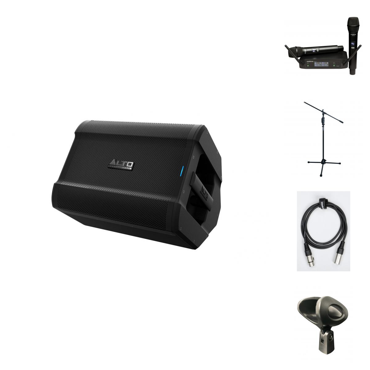 systeme sono portable rcf evox8jmix avec mixeur 8 voies et fonction  bluetooth