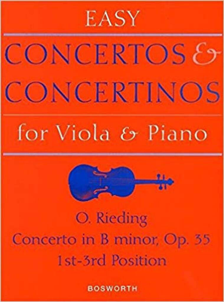 BOSWORTH RIEDING - CONCERTO IN B MINOR OP. 35