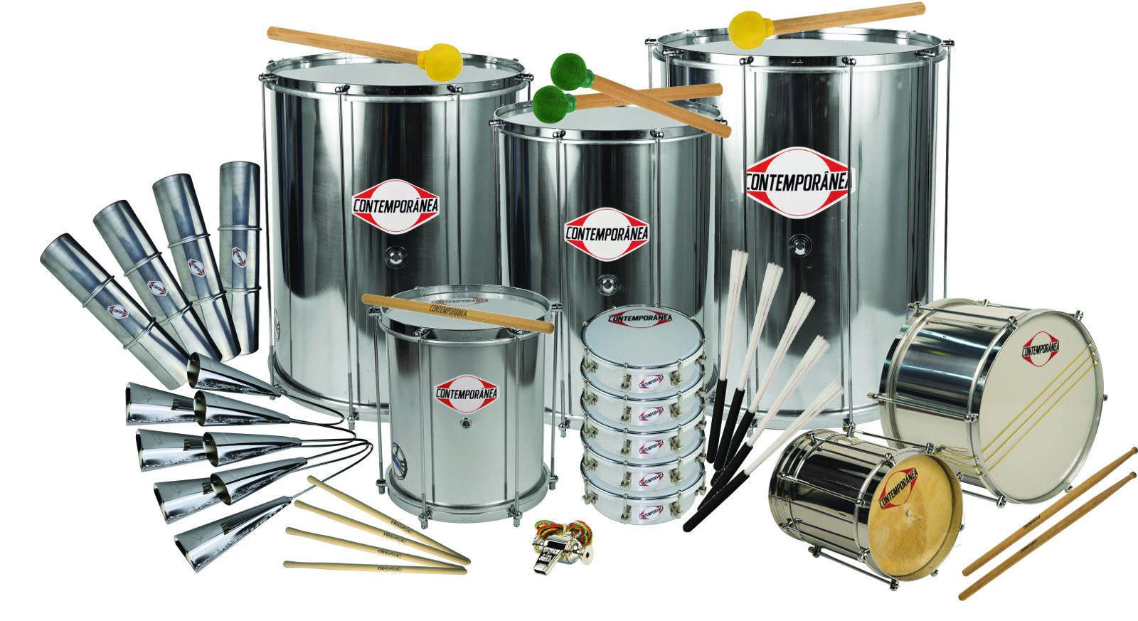 Contemporânea Pack Samba Pro 13 Instruments PERCUSSION Buy online