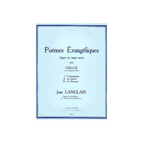 COMBRE LANGLAIS - POÈMES ÉVANGÉLIQUES (3) - ORGUE