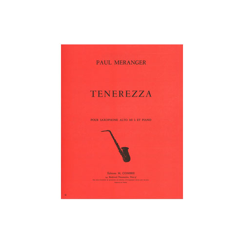COMBRE Meranger - Tenerezza - Saxophone et Piano