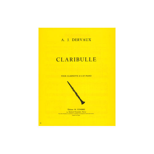 COMBRE Dervaux - Claribulle - Clarinette et Piano