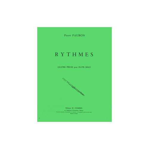 COMBRE Paubon Pierre - Rythmes (4 Pieces) - Flute