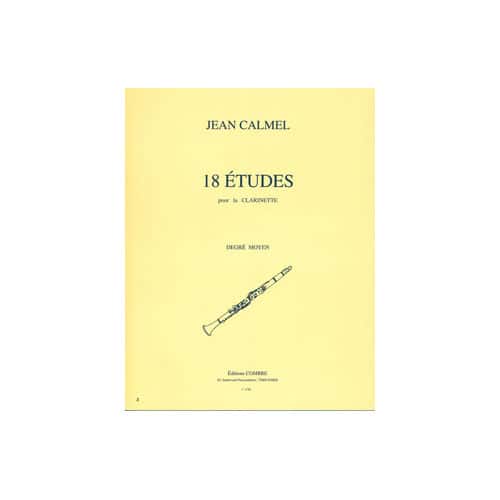 COMBRE CALMELJ - 18 ETUDES - CLARINETTE