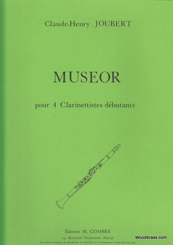 JOUBERT C. H. - MUSEOR - 4 CLARINETTES