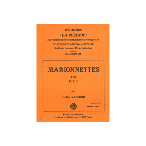 COMBRE Vasseur - Marionnettes - Piano