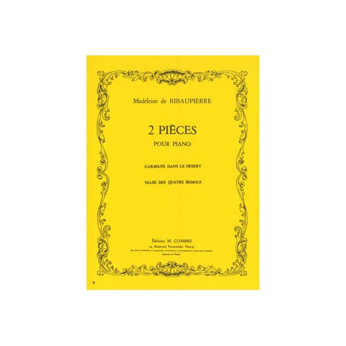 COMBRE RIBAUPIERRE - PIÈCES (2) - PIANO