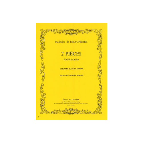 COMBRE Ribaupierre - Pièces (2) - Piano