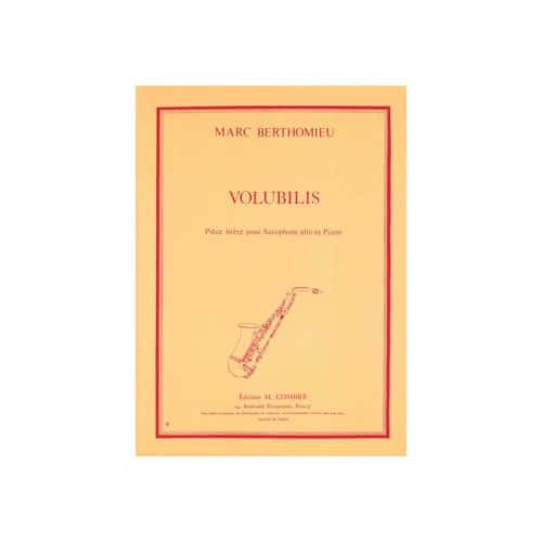 COMBRE BERTHOMIEU - VOLUBILIS - SAXOPHONE ET PIANO