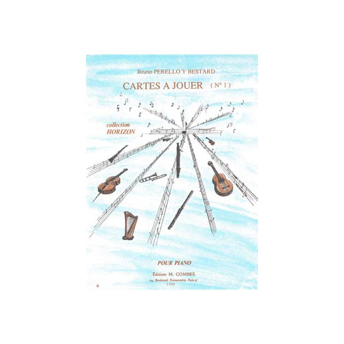COMBRE PERELLO Y BESTARD BRUNO - CARTES A JOUER N.1 - PIANO