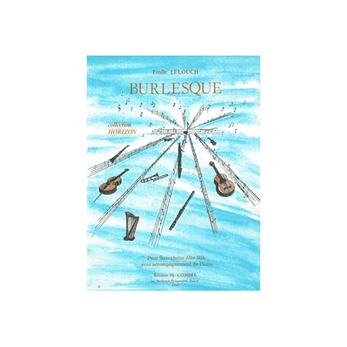 COMBRE LELOUCH EMILE - BURLESQUE - SAXOPHONE ET PIANO