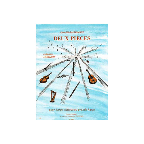 COMBRE DAMASE JEAN-MICHEL - PIECES (2) : POUR GABRIELLE - PAULINE - HARPE OU HARPE CELTIQUE