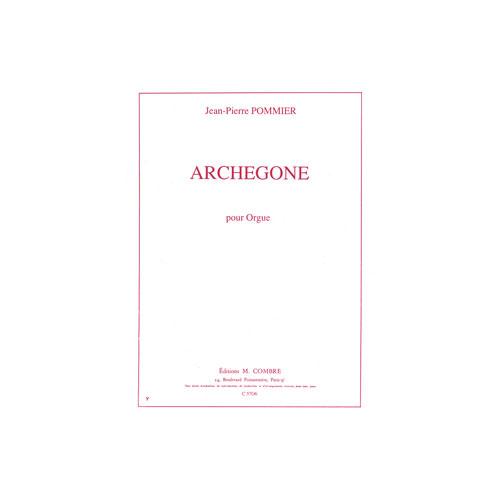 COMBRE POMMIER JEAN-PIERRE - ARCHEGONE - ORGUE