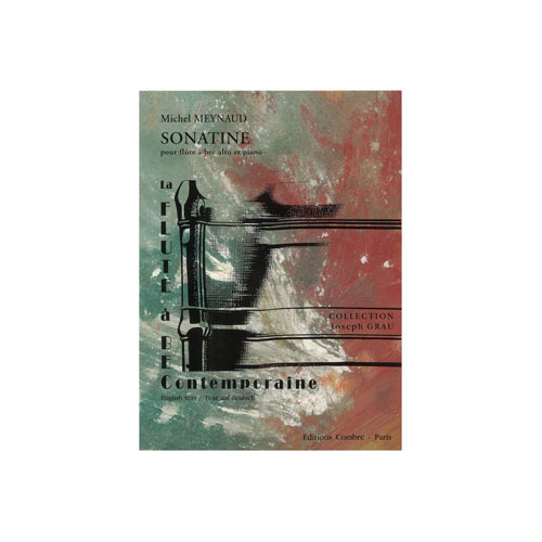 COMBRE MEYNAUD MICHEL - SONATINE - FLUTE A BEC ALTO ET PIANO