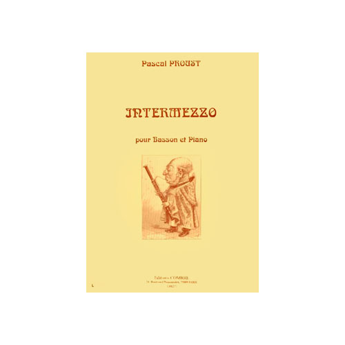 COMBRE Proust - Intermezzo - Basson et Piano
