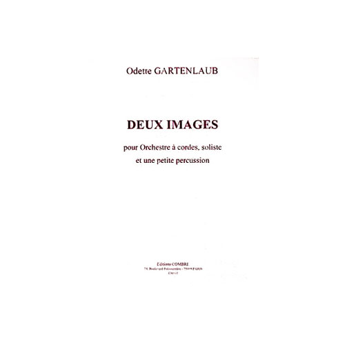 COMBRE Genlaub Odette - Images (2) - Hautbois, Clarinette, Orchestre A Cordes