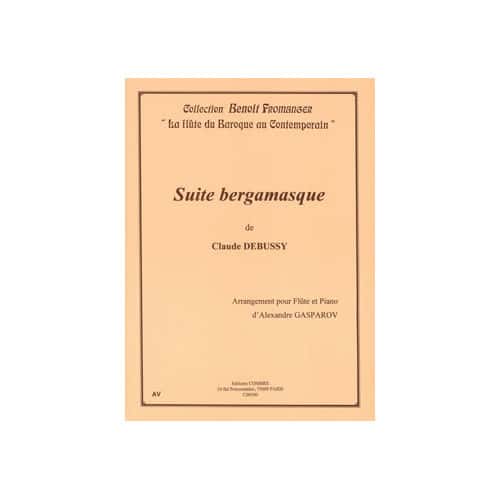 COMBRE DEBUSSY - SUITE BERGAMASQUE - TRANSCRIPTION POUR FLÛTE ET PIANO