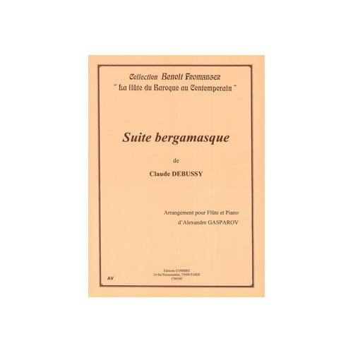COMBRE Debussy - Suite Bergamasque - Transcription Pour Flûte et Piano