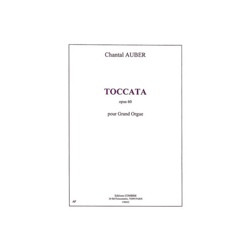 COMBRE AUBER CHANTAL - TOCCATA OP.60 - ORGUE