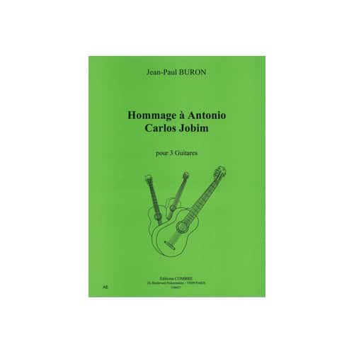 COMBRE BURON - HOMMAGE À ANTONIO CARLOS JOBIM - 3 GUITARES