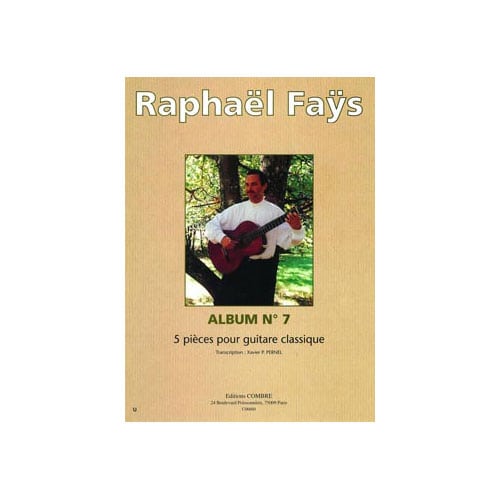 COMBRE FAYS - ALBUM NO.7, 5 PIÈCES - GUITARE
