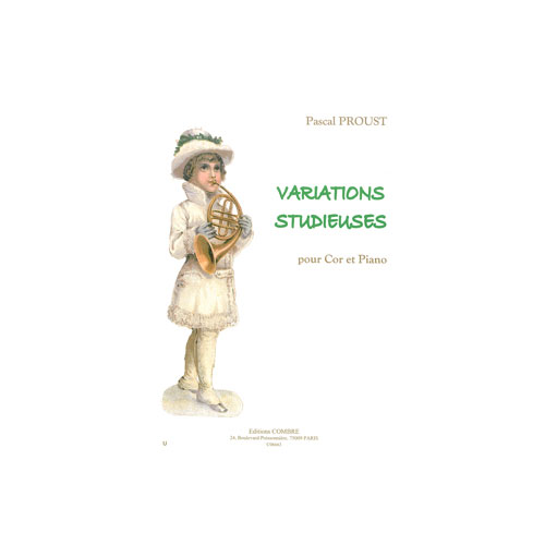 COMBRE Proust - Variations Studieuses - Cor et Piano