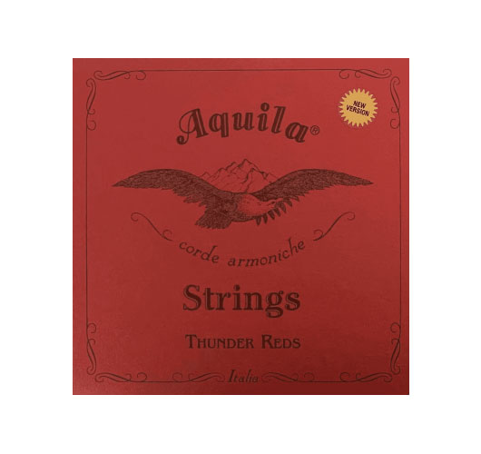 AQUILA THUNDER REDS BASS UKULELE SET 23-26