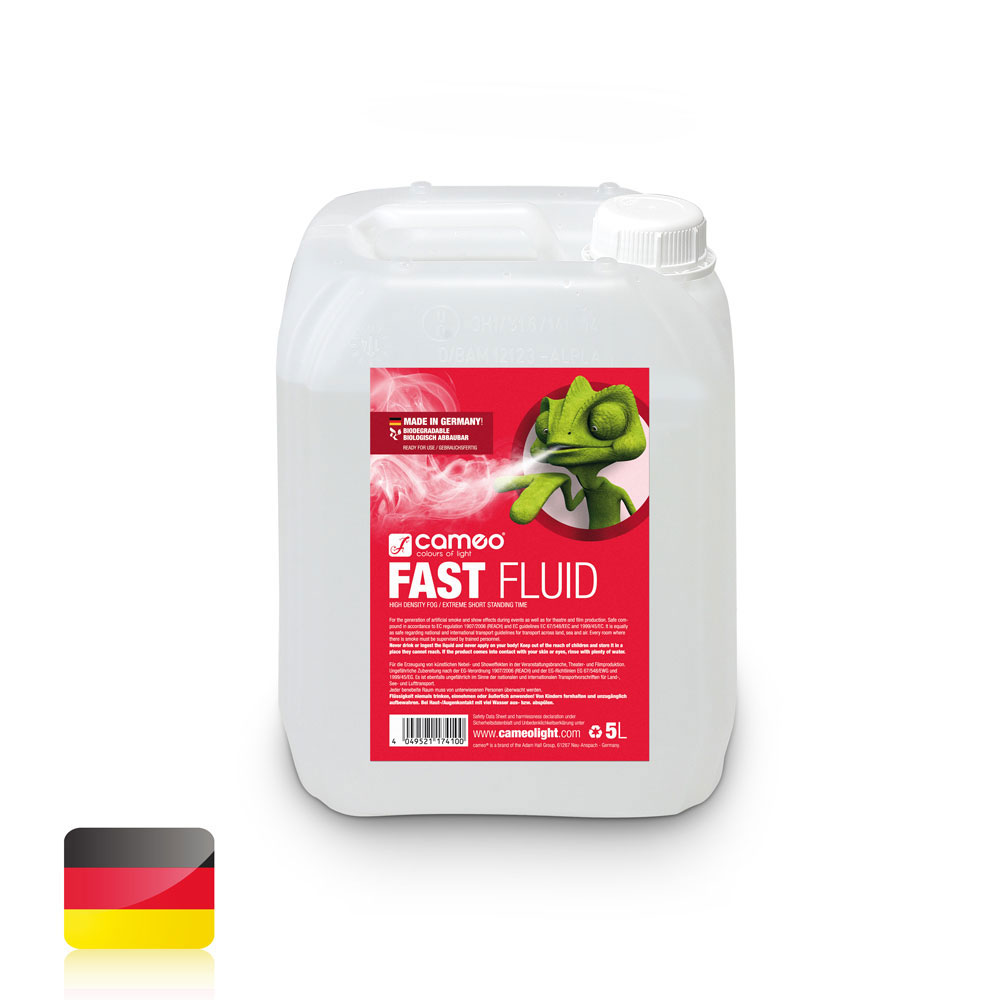 CAMEO Fast Fluid 5L - Liquide Pour Machines fume TRS Haute Densit - 5L