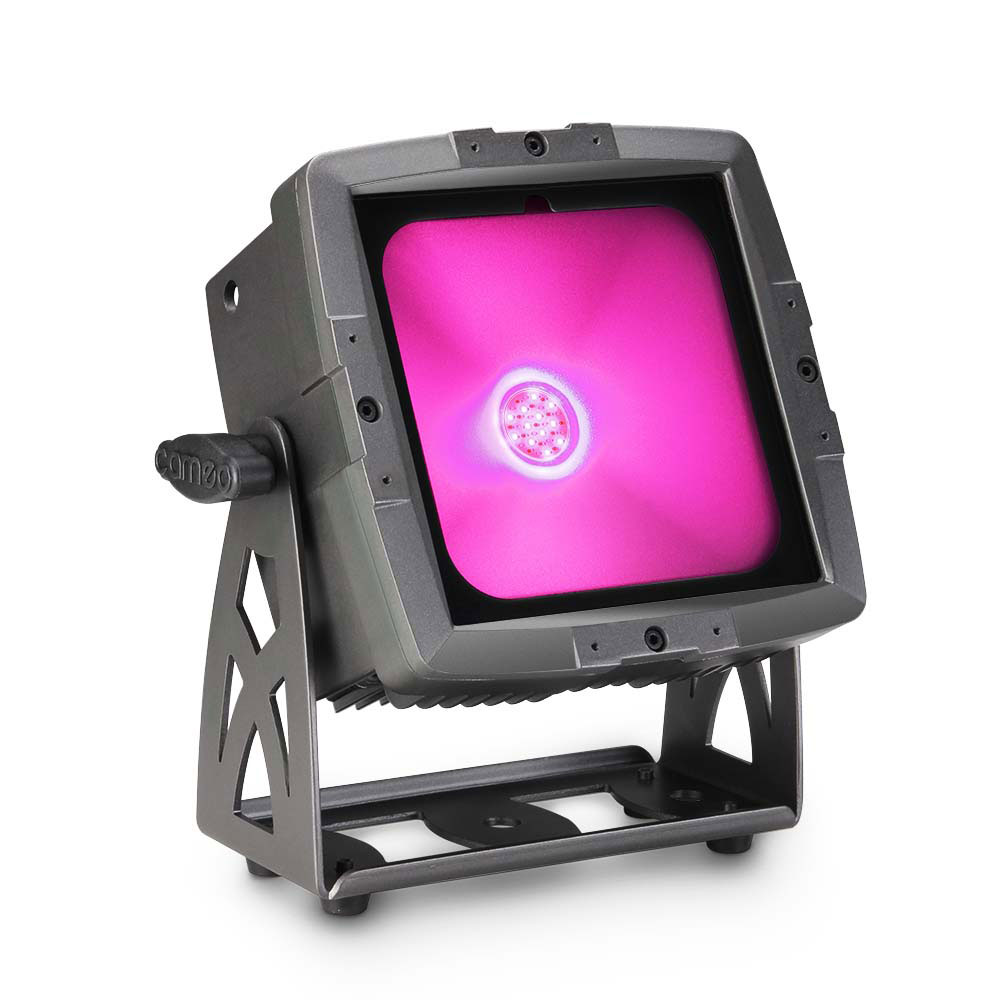 CAMEO FLAT PRO FLOOD IP65 TRI - FLOODLIGHT EXTERIOR CON CARCASA LED COB TRICOLOR 60 W NEGRA