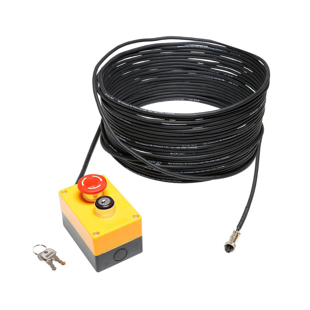CAMEO Eks 20 M - Interrupteur D'urgence Avec Verrouillage CL Câble 20 M