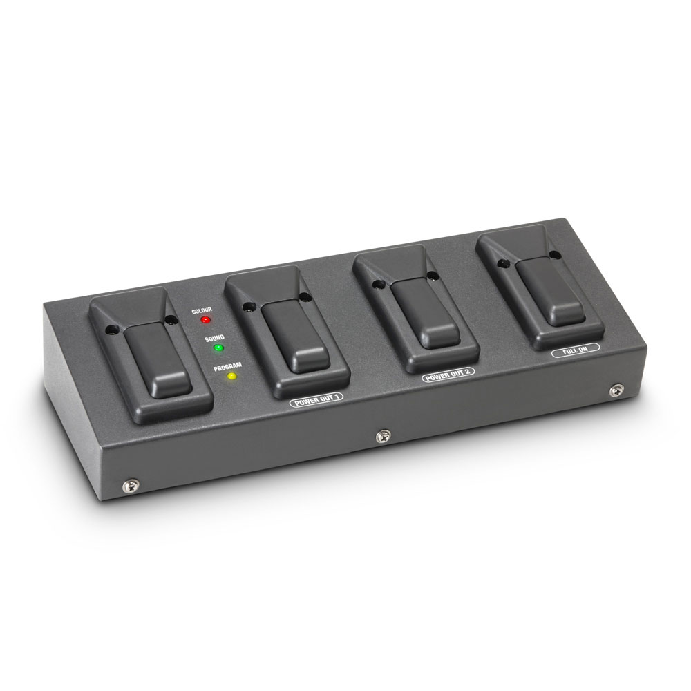 CAMEO PIEDINO MULTI PAR + - PEDALE A 4 INTERRUTTORI PER TUTTI I SET DI PROIETTORI CLMPAR